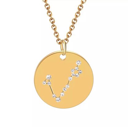 Collier constellation signe astrologique poissons