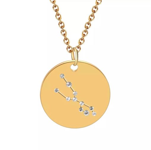 Collier constellation signe astrologique taureau