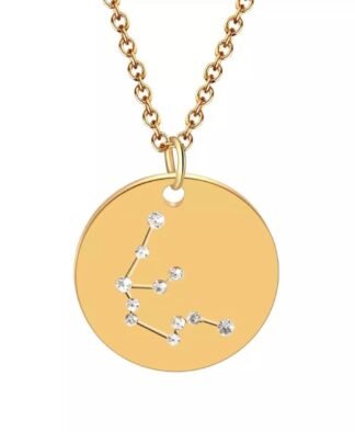 Collier constellation signe astrologique verseau