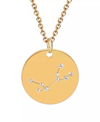 Collier constellation signe astrologique vierge