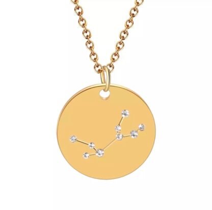 Collier constellation signe astrologique vierge