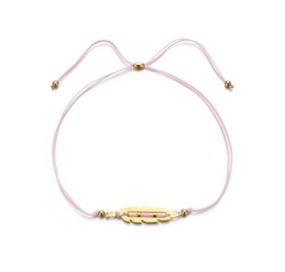 Bracelet boheme rose