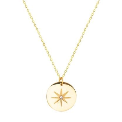 Collier cadeau femme- petite medaille