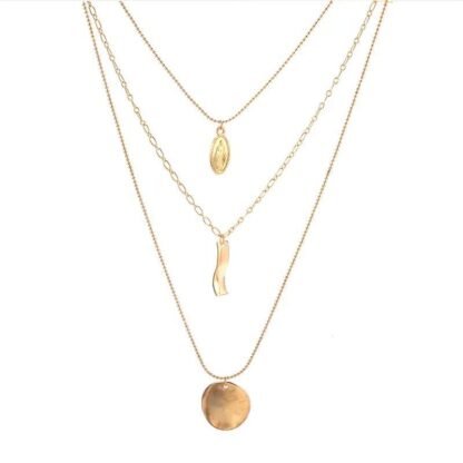 Idee cadeau femme- collier 3 rangs tendance 2021