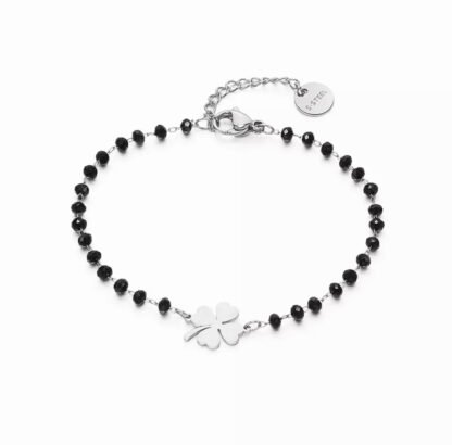 Bracelet trefle Quatre Feuilles argent