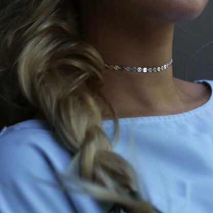 Collier choker argent tendance 2021