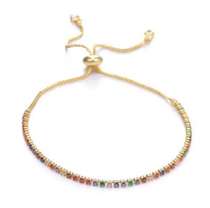 Bracelet tendance 2020- strass multicolore