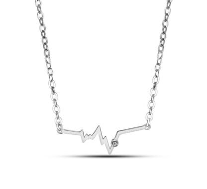 Collier court argent