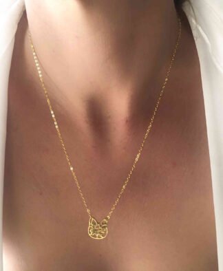 Collier tendance 2021- pendentif chat