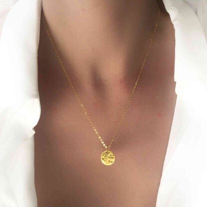 collier tendance 2021- medaille originale