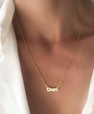 collier tendance 2021- simple dore