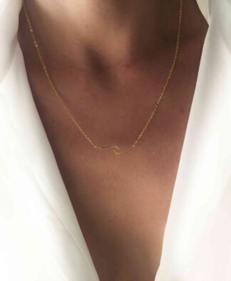 collier tendance 2021- vague