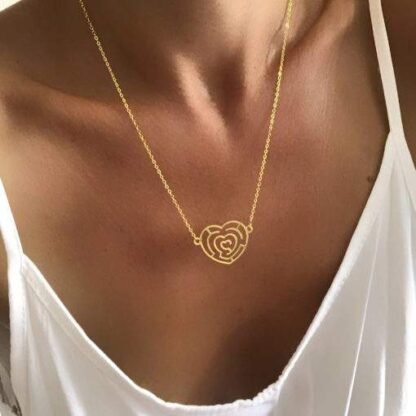 Collier tendance 2022- coeur original