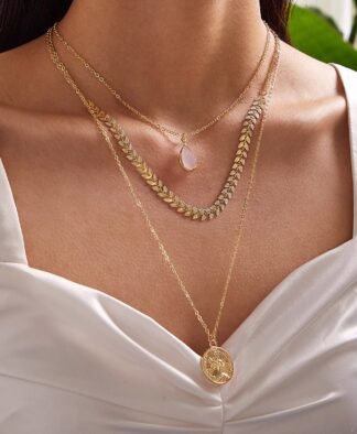 collier multirang pierre rose