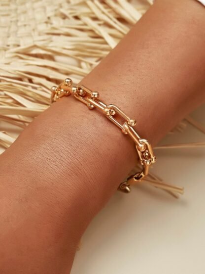 Bracelet maillons noues