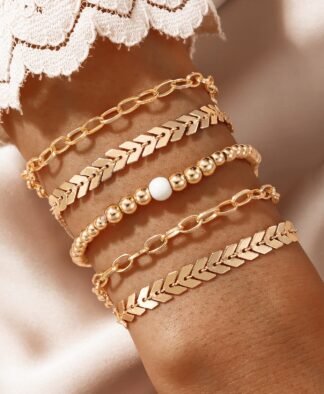 Lot de bracelets dores