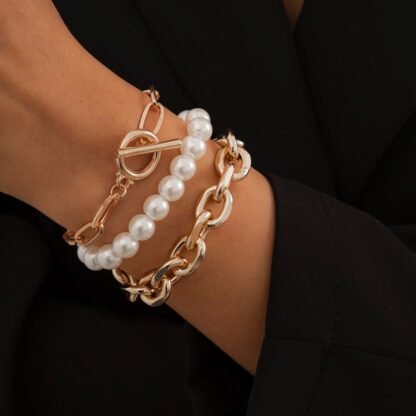 lot de 3 bracelets grosse maille tendance 2022