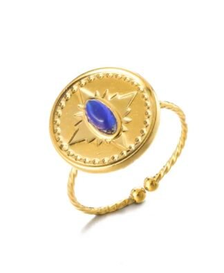 Bague Boheme bleue