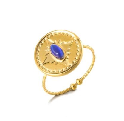 Bague Boheme bleue