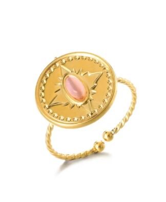 Bague Boheme rose