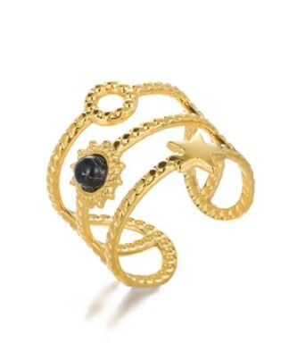 Bague tendance 2024- Bague Boheme etoile