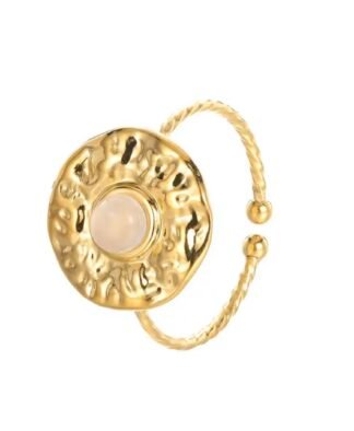 Bague tendance- Bague Boheme plaque or