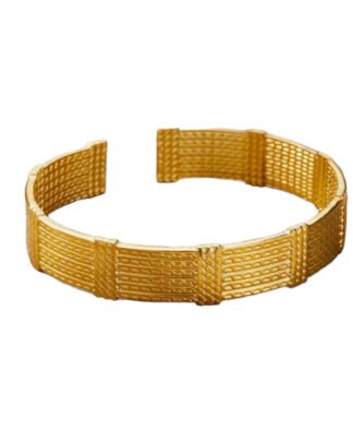 Bracelet jonc dore tendance 2024