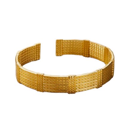 Bracelet jonc dore tendance 2024