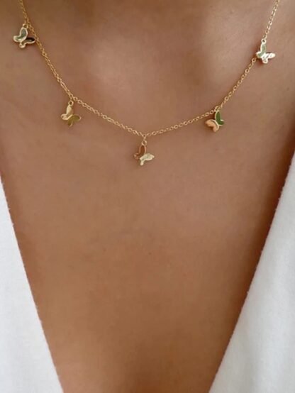 Collier a moins de 10 euros- pendentifs Papillon