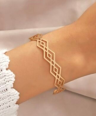 bracelet Jonc geometrique tendance