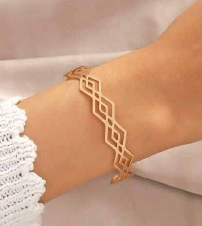 bracelet Jonc geometrique tendance