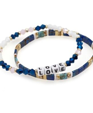 Ensemble de bracelets love